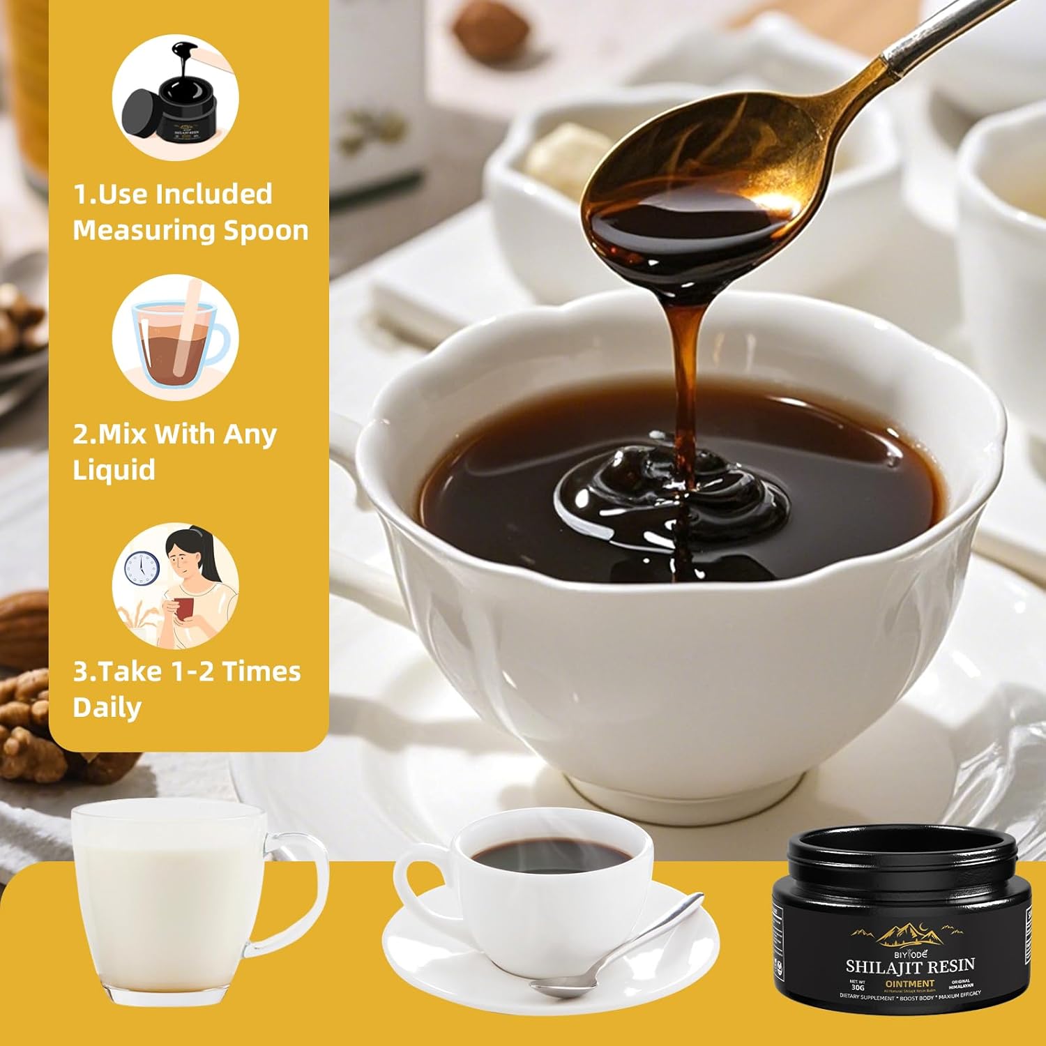 Pure Biyode Himaliyan Shilajit Resin 30G